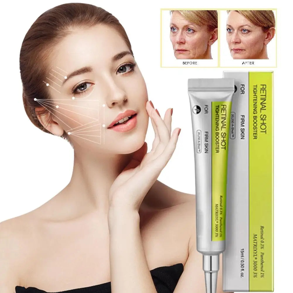 Crème anti-âge au Rétinal – Peau lisse, ferme et éclatante.